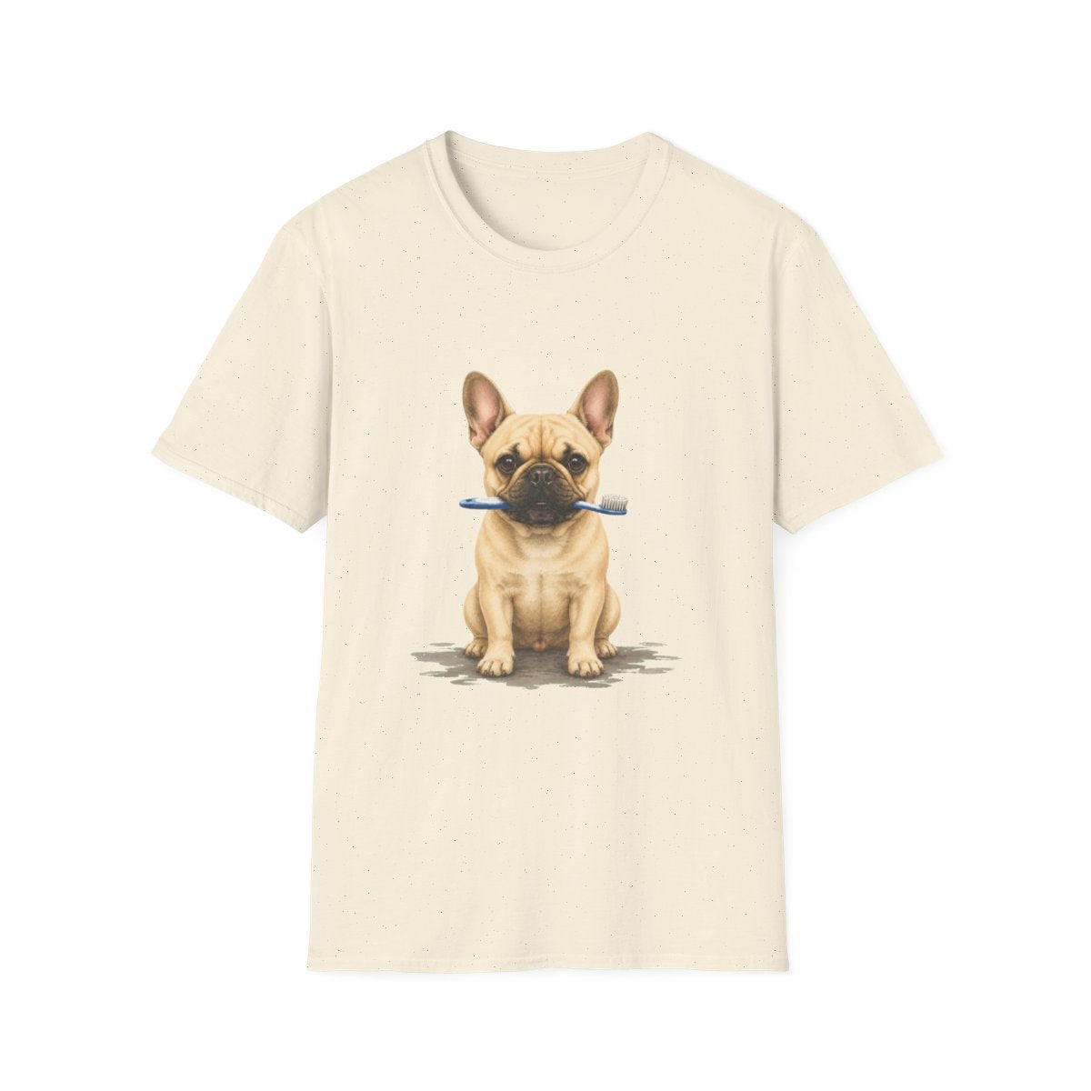 Did Someone Say Dentist French Bulldog Tee - Natural