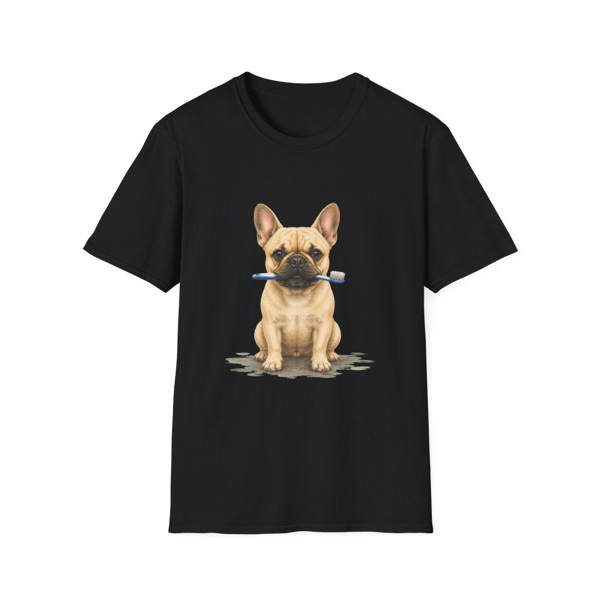 Did Someone Say Dentist French Bulldog Tee - Black