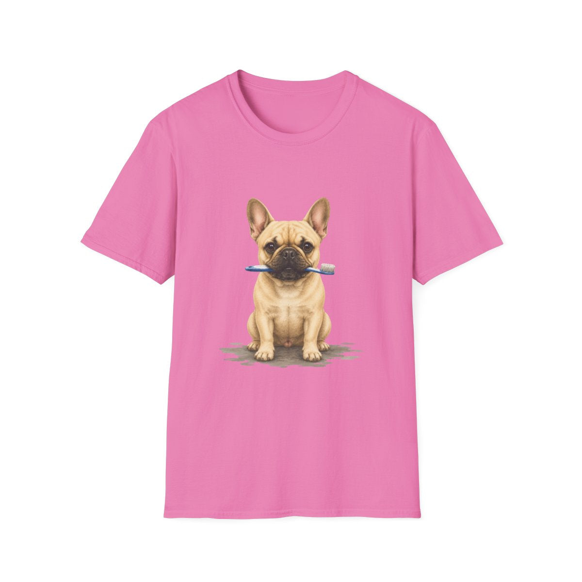 Did Someone Say Dentist French Bulldog Tee - Azalea