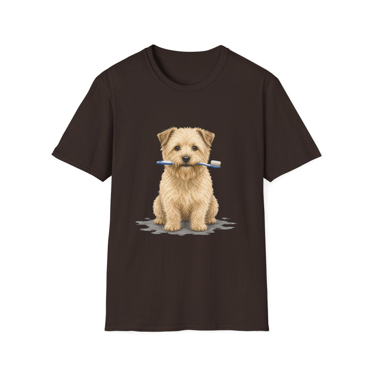 Did Someone Say Dentist Glen of Imaal Terrier Tee - Dark Chocolate