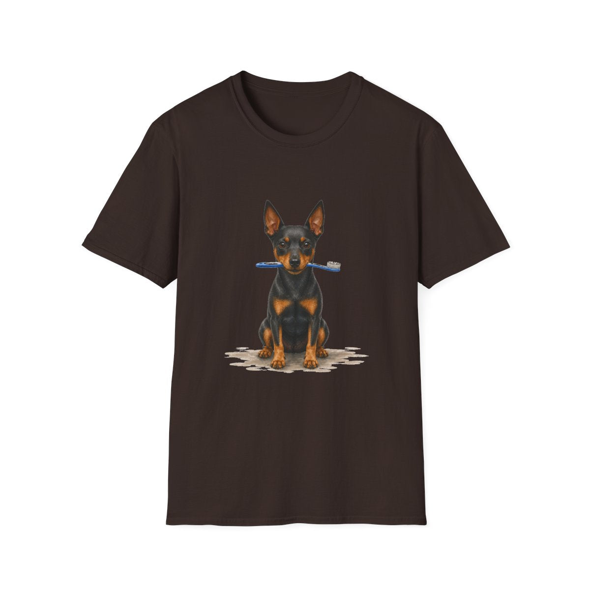 Did Someone Say Dentist Manchester Terrier Tee - Dark Chocolate