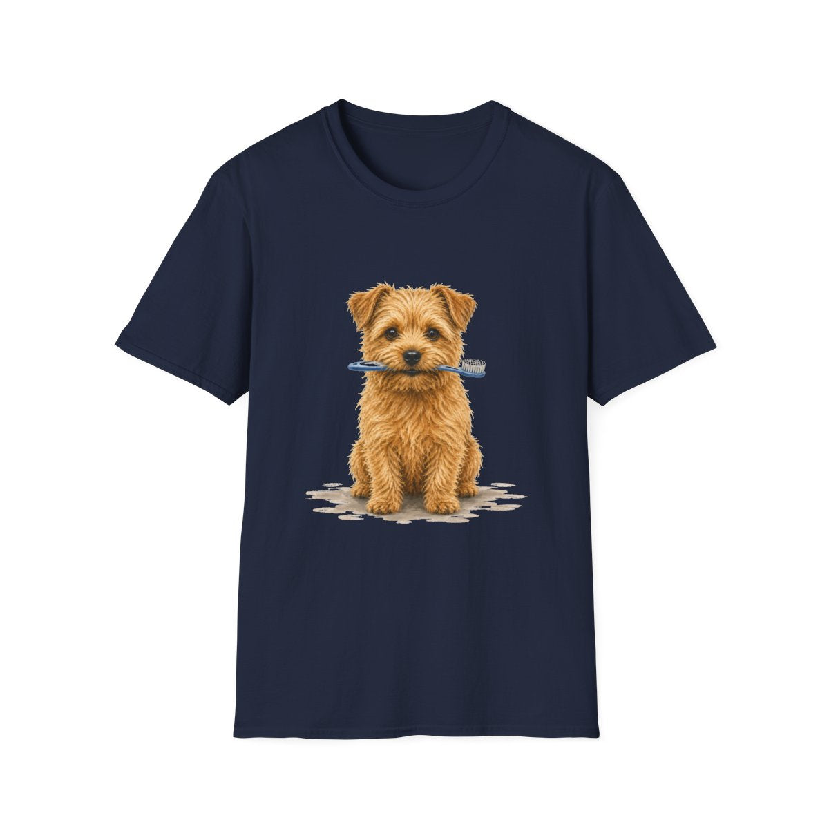 Did Someone Say Dentist Norfolk Terrier Tee - Navy