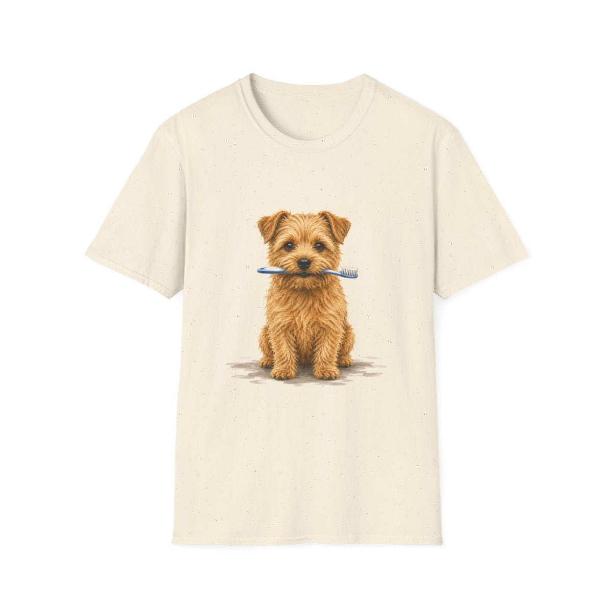 Did Someone Say Dentist Norfolk Terrier Tee - Natural