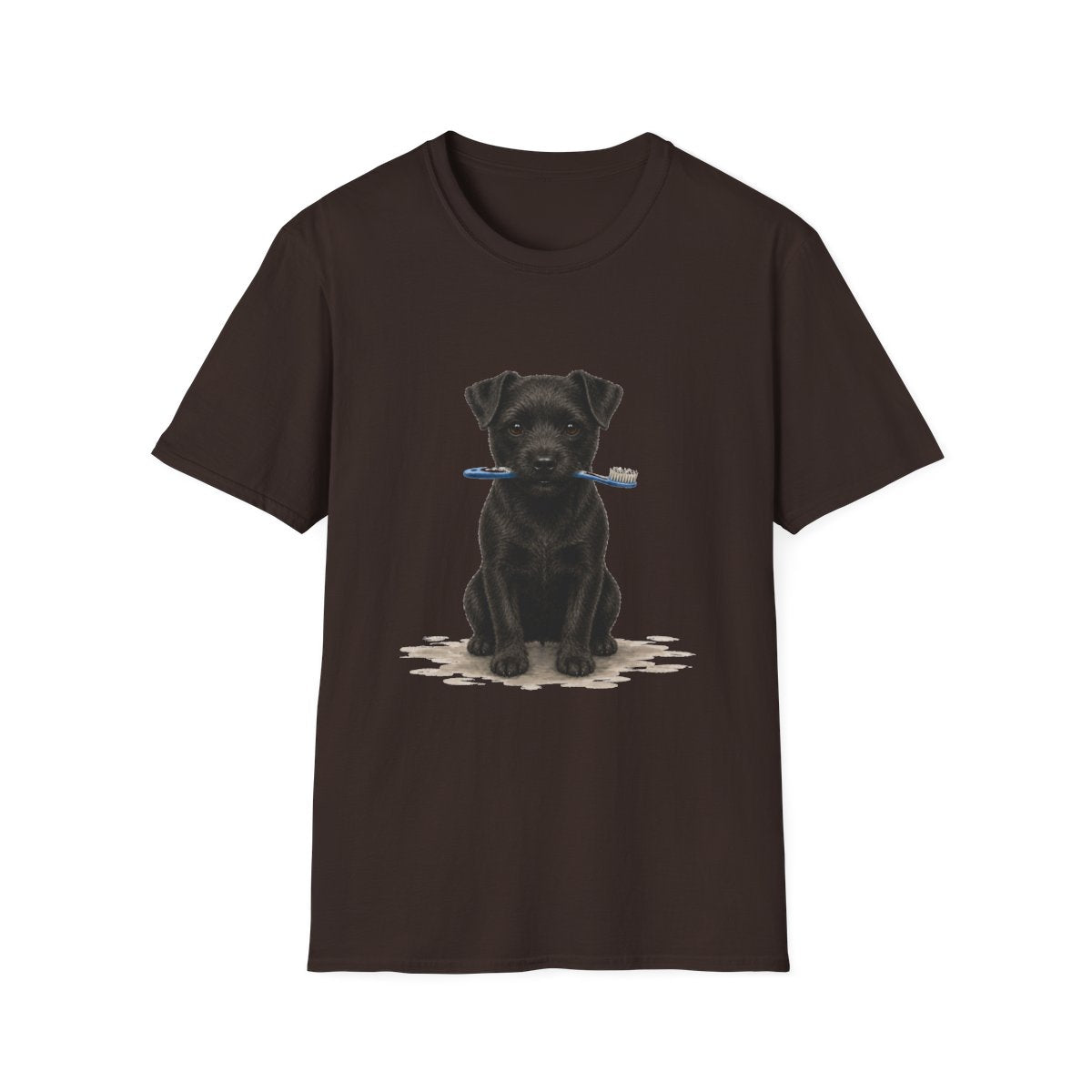 Did Someone Say Dentist Patterdale Terrier Tee - Dark Chocolate