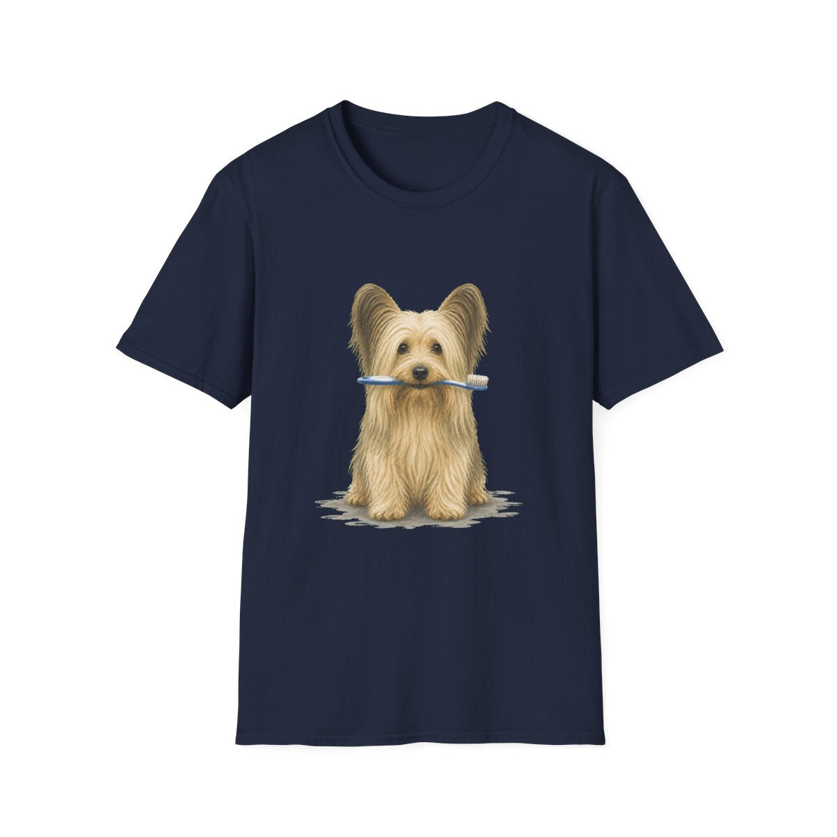 Did Someone Say Dentist Skye Terrier Tee - Navy