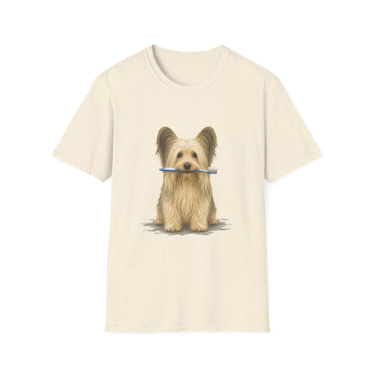Did Someone Say Dentist Skye Terrier Tee - Natural