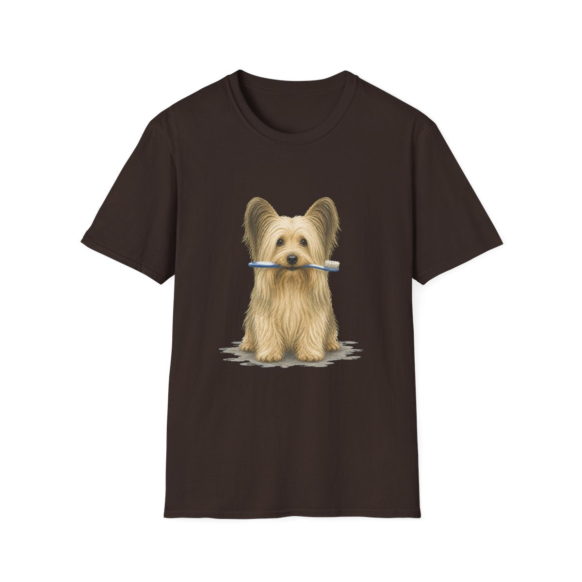 Did Someone Say Dentist Skye Terrier Tee - Dark Chocolate