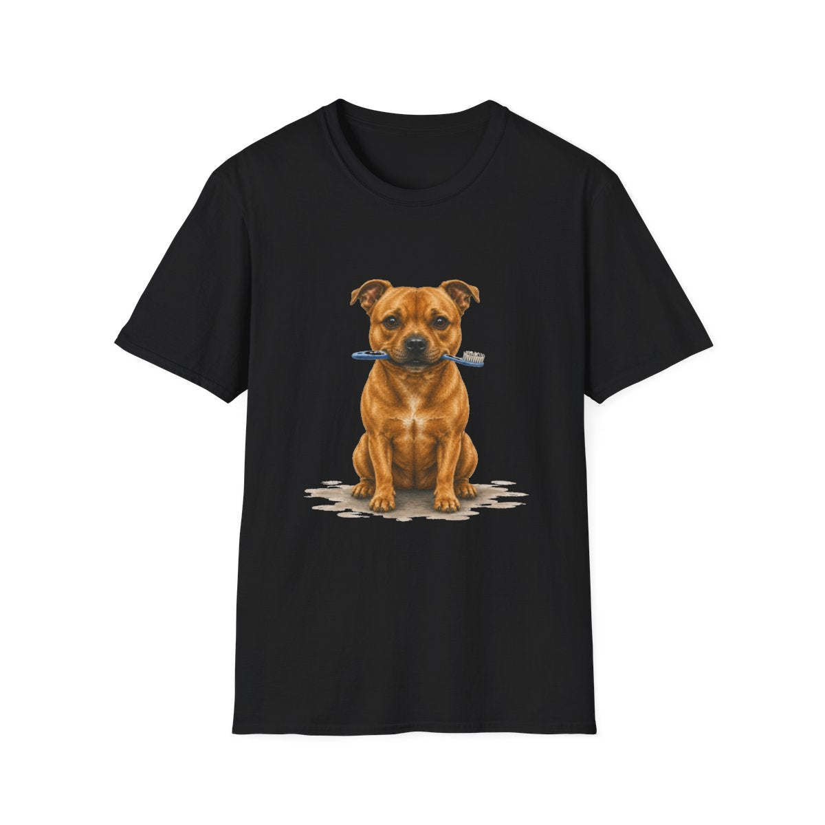 Did Someone Say Dentist Staffordshire Bull Terrier Tee - Black