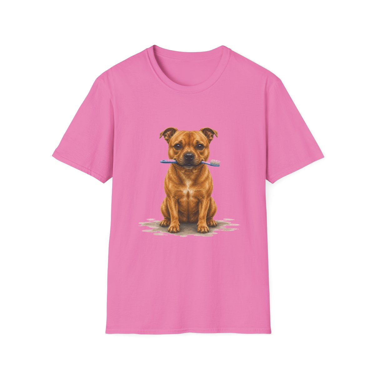 Did Someone Say Dentist Staffordshire Bull Terrier Tee - Azalea