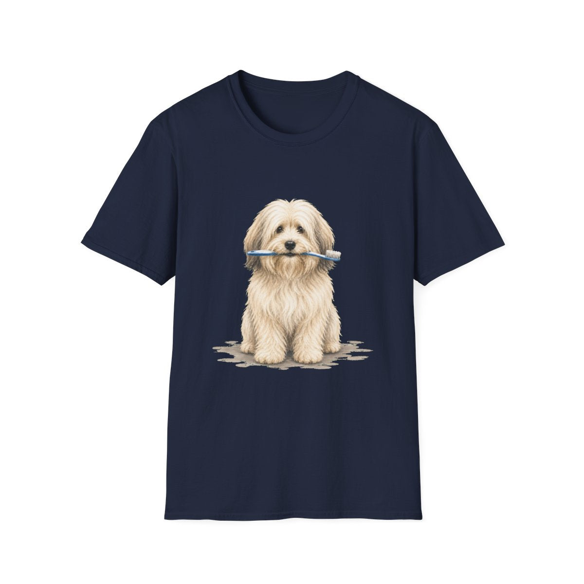 Did Someone Say Dentist Tibetan Terrier Tee - Navy