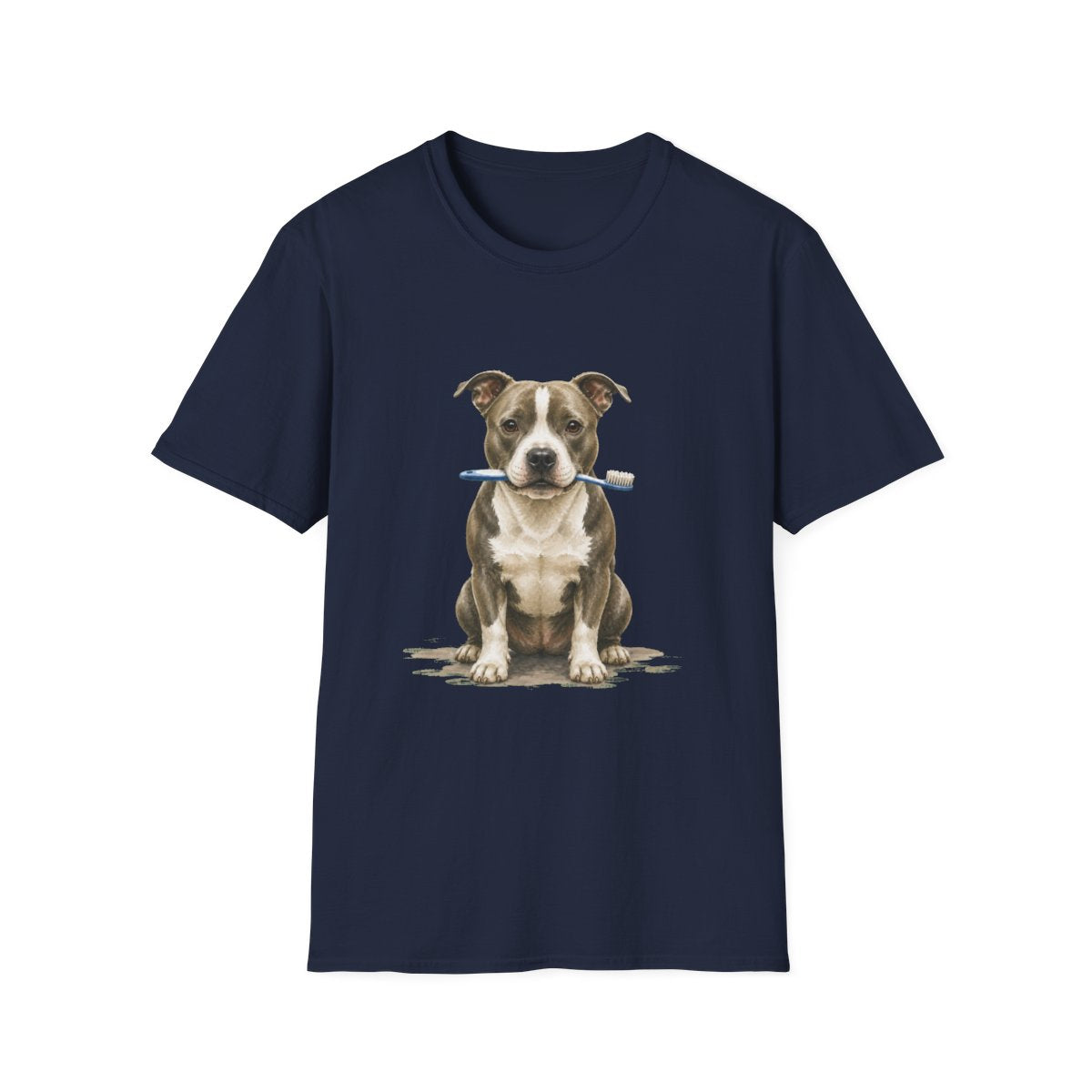 Dis Someone Say Dentist American Staffordshire Terrier Tee - Navy