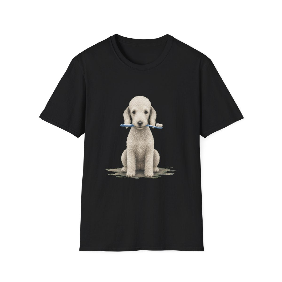 Dis Someone Say Dentist Bedlington Terrier Tee - Black