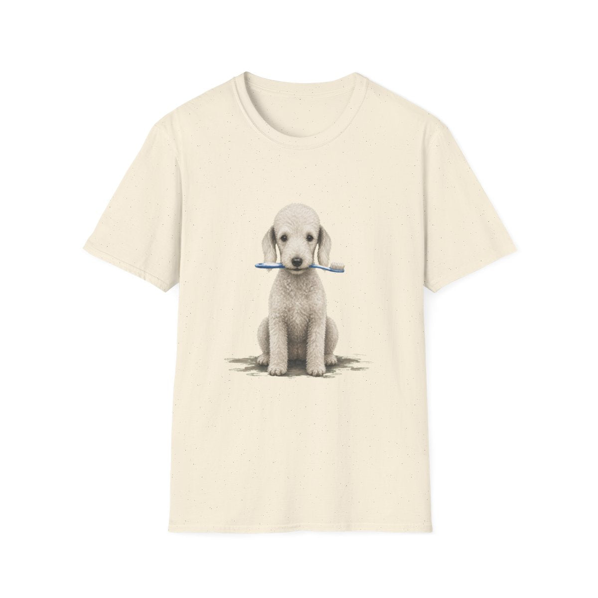 Dis Someone Say Dentist Bedlington Terrier Tee - Natural