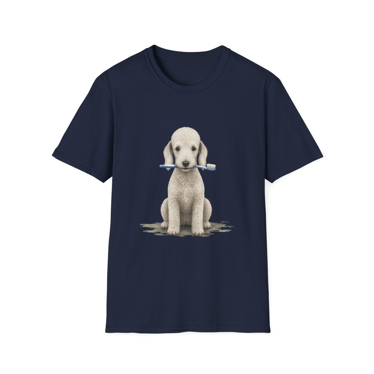 Dis Someone Say Dentist Bedlington Terrier Tee - Navy