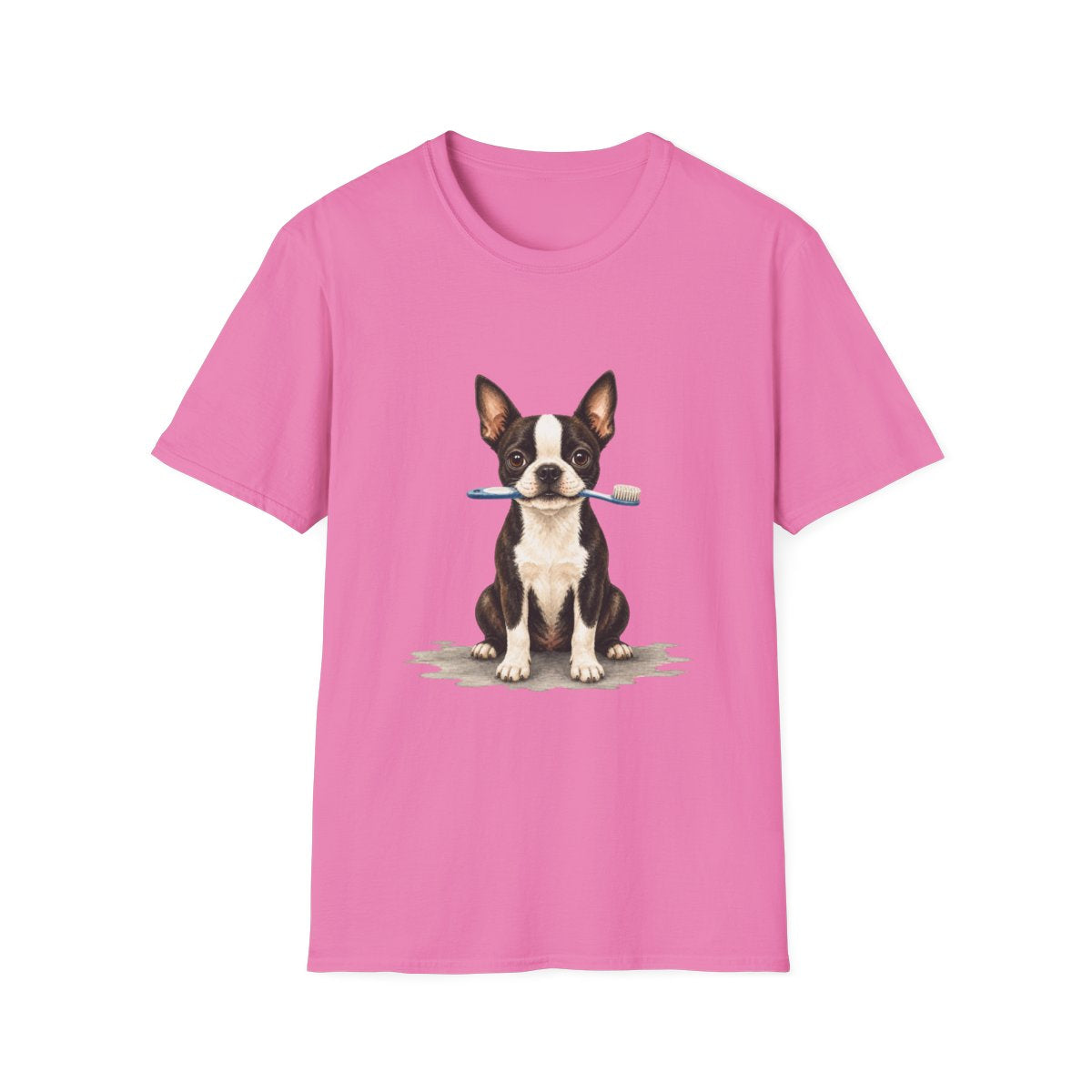 Dis Someone Say Dentist Boston Terrier Tee - Azalea