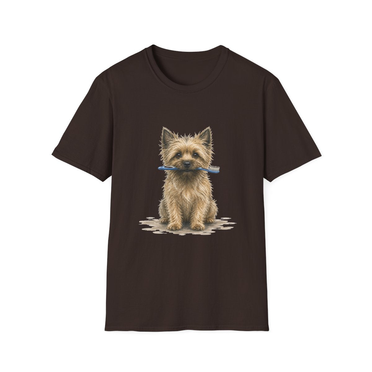 Dis Someone Say Dentist Cairn Terrier Tee - Dark Chocolate