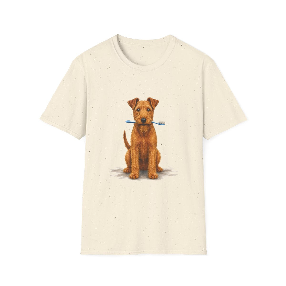 Dis Someone Say Dentist Irish Terrier Tee - Natural