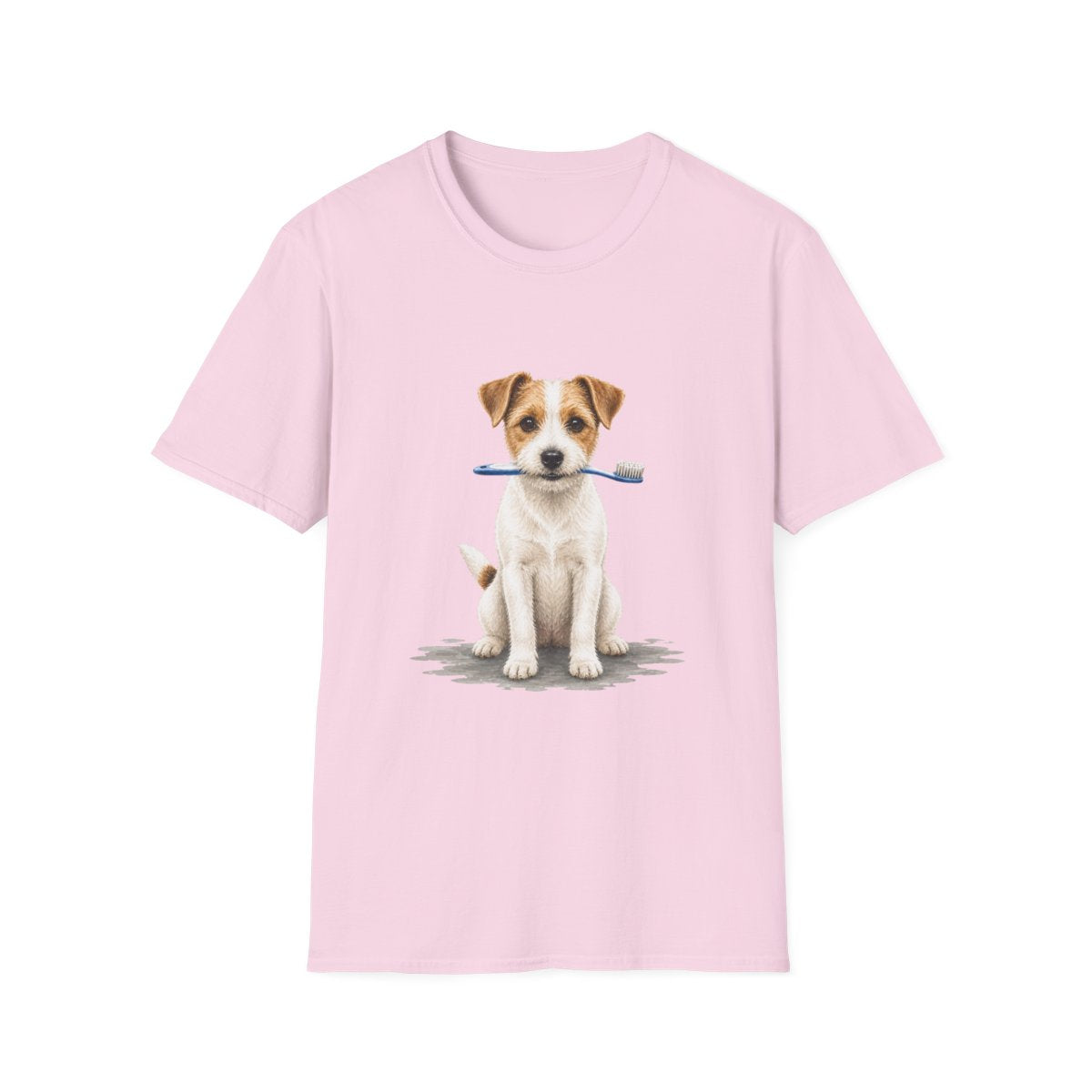 Dis Someone Say Dentist Parson Russell Terrier Tee - Light Pink