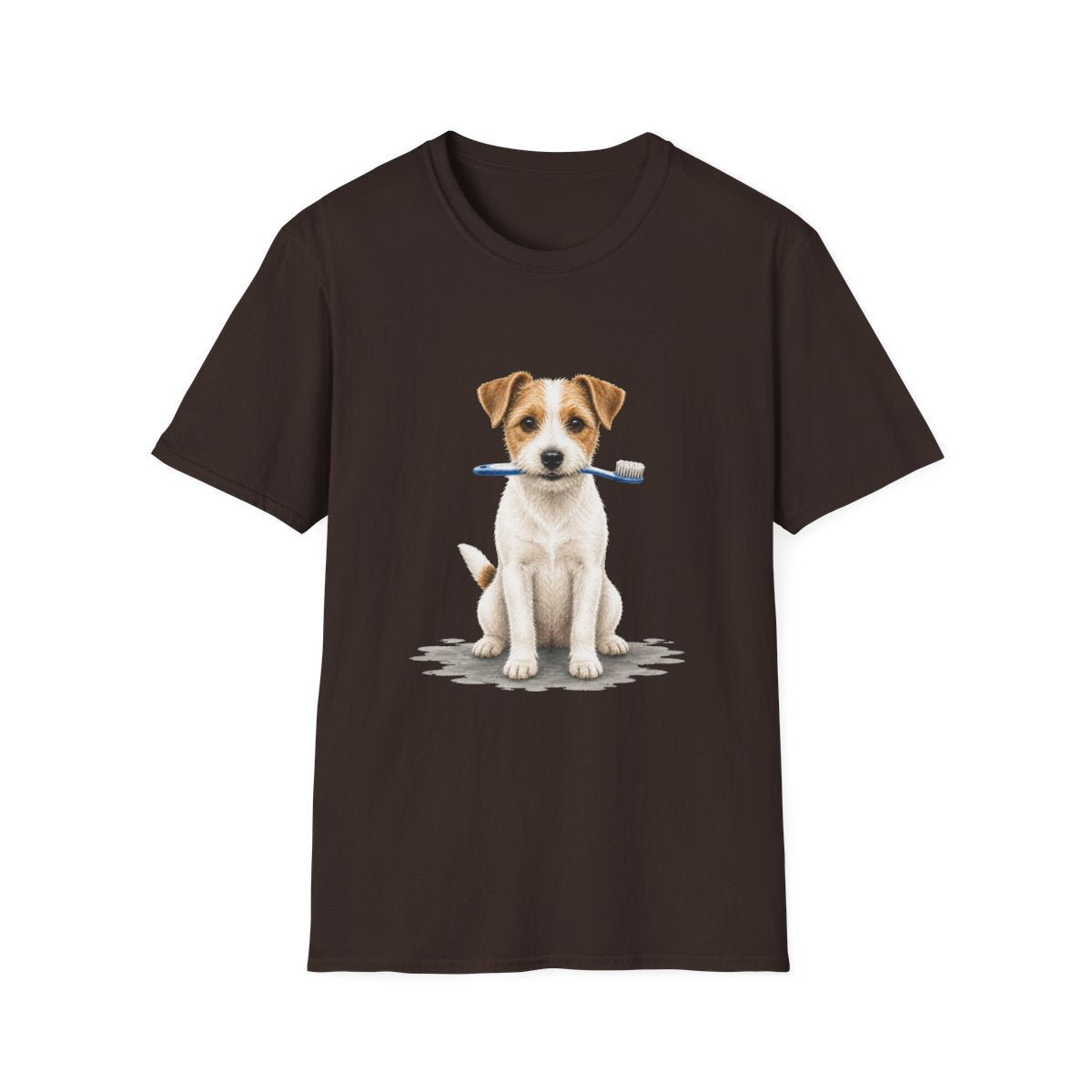 Dis Someone Say Dentist Parson Russell Terrier Tee - Dark Chocolate