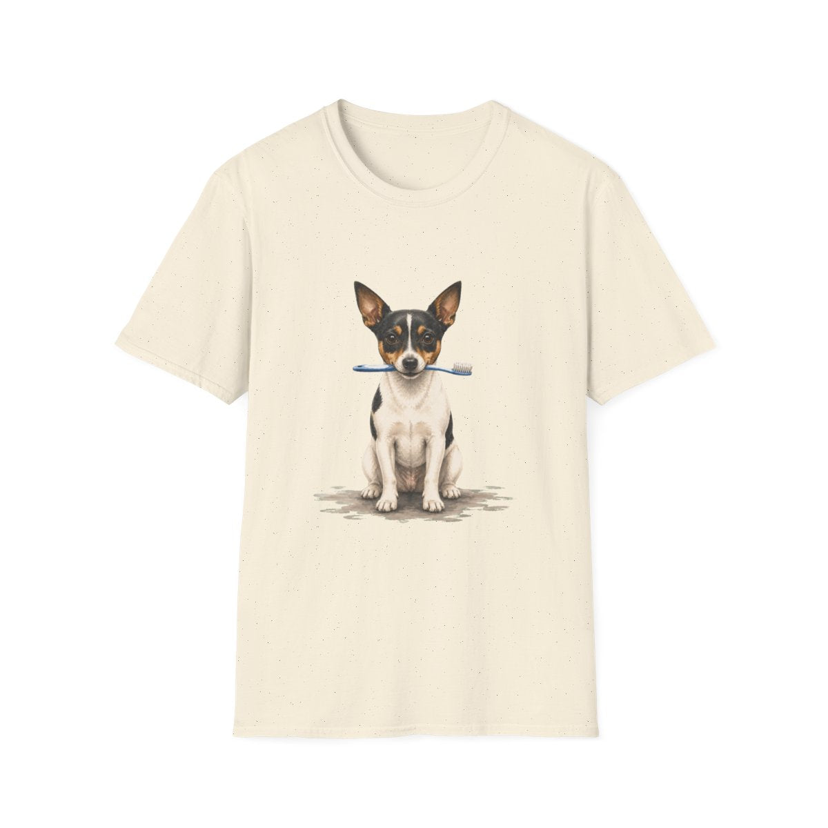 Dis Someone Say Dentist Rat Terrier Tee - Natural
