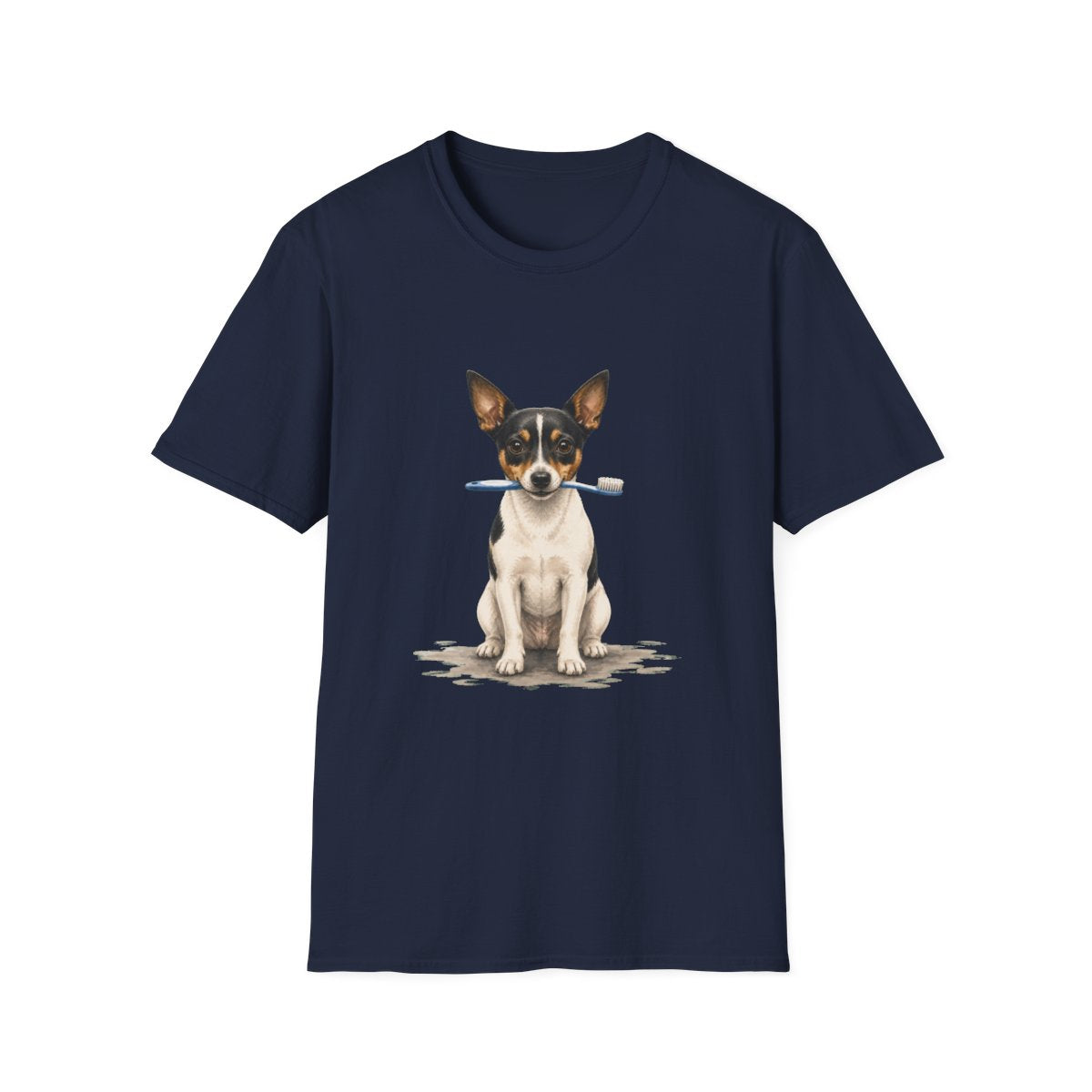 Dis Someone Say Dentist Rat Terrier Tee - Navy