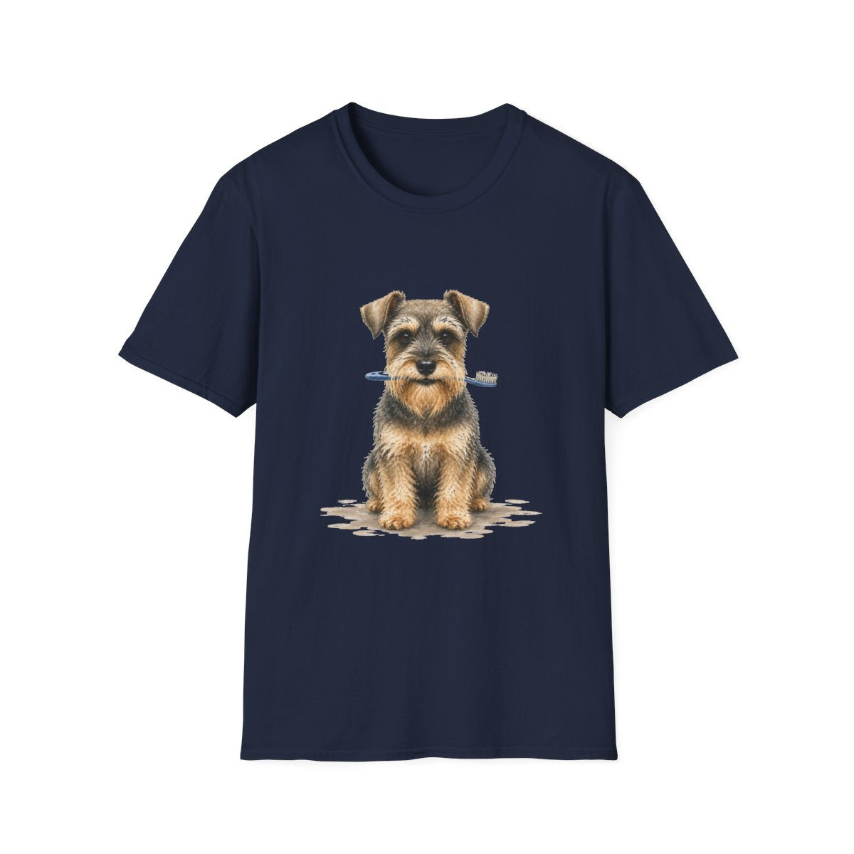 Dis Someone Say Dentist Schnauzer Tee - Navy