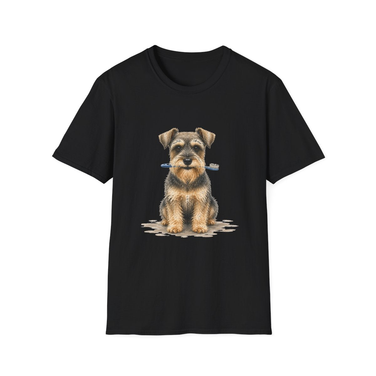 Dis Someone Say Dentist Schnauzer Tee - Black
