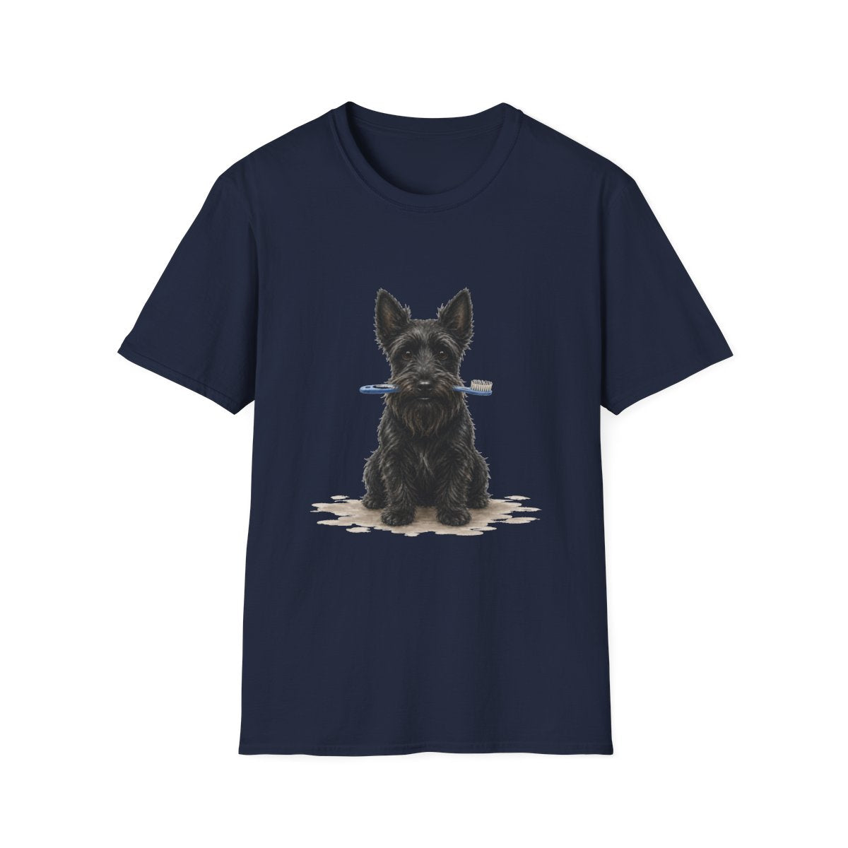 Dis Someone Say Dentist Scottish Terrier Tee - Navy