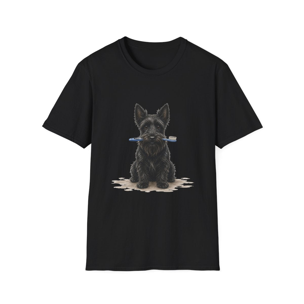 Dis Someone Say Dentist Scottish Terrier Tee - Black