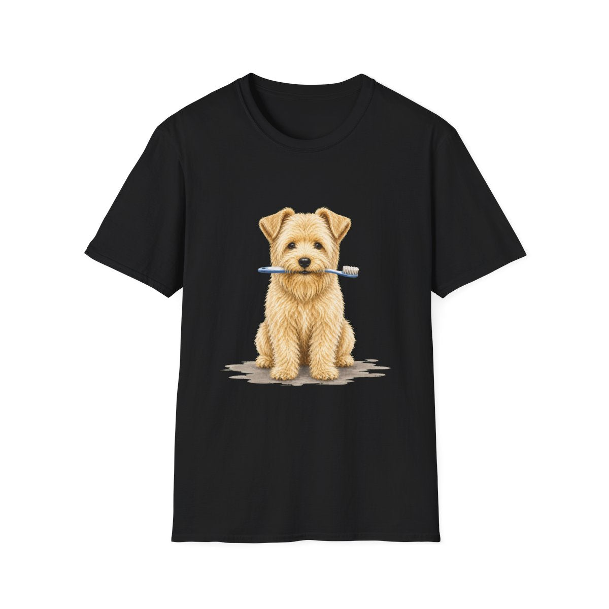 Dis Someone Say Dentist Soft Coated Wheaten Terrier Tee - Black
