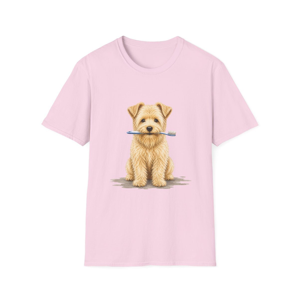 Dis Someone Say Dentist Soft Coated Wheaten Terrier Tee - Light Pink