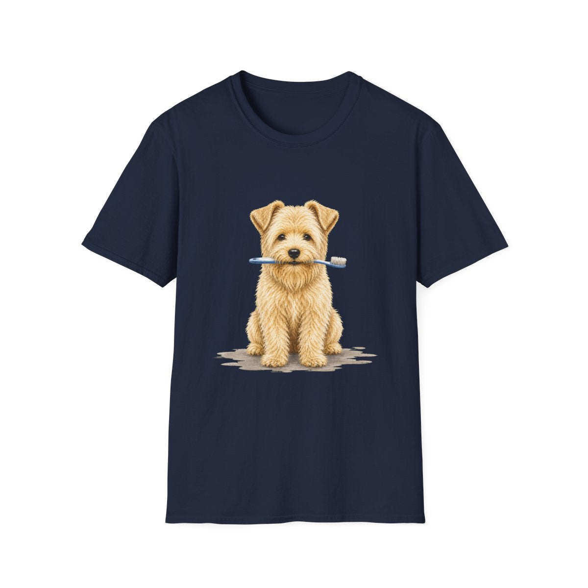 Dis Someone Say Dentist Soft Coated Wheaten Terrier Tee - Navy