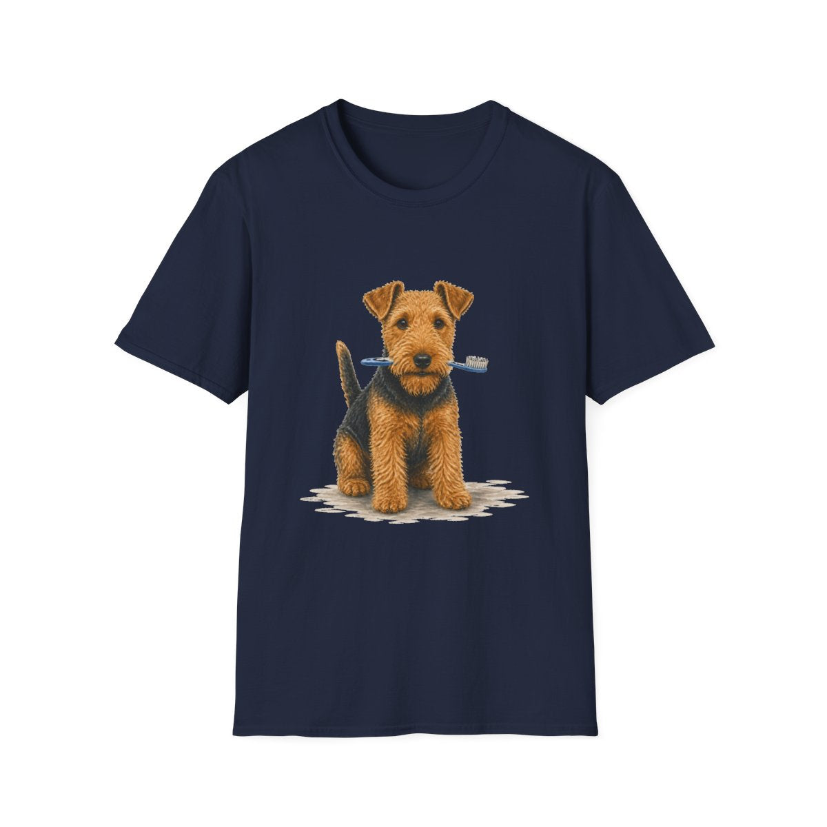 Dis Someone Say Dentist Welsh Terrier Tee - Navy