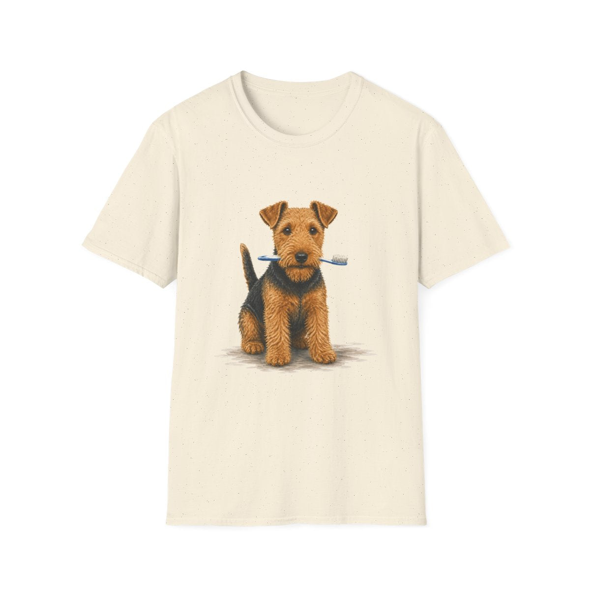 Dis Someone Say Dentist Welsh Terrier Tee - Natural