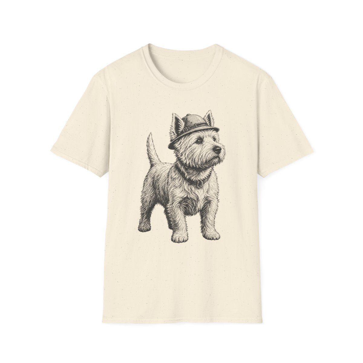 Explorer Westie Tee - Natural