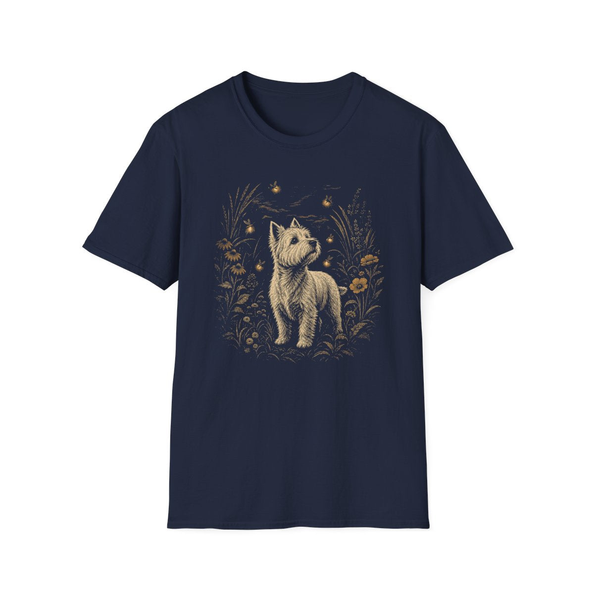 Firefly Evening Westie Tee - Navy