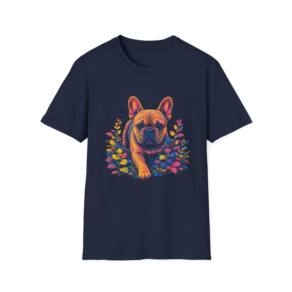 French Bulldog Bold Spirit Tee - Navy