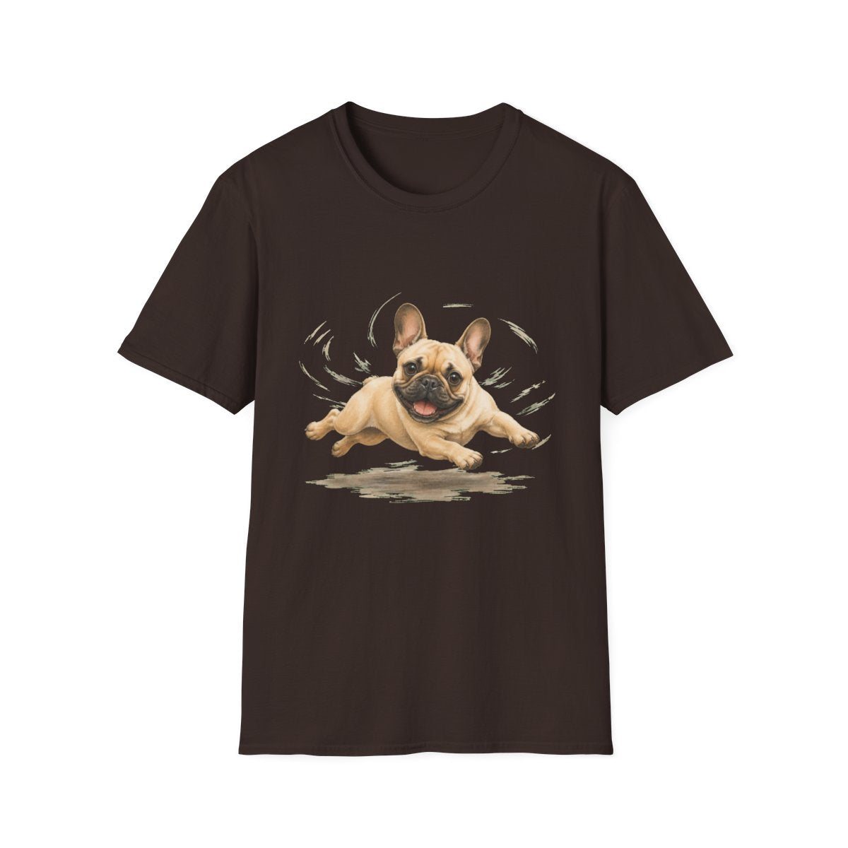French Bulldog Certified Zoomies Champion Tee - Dark Chocolate