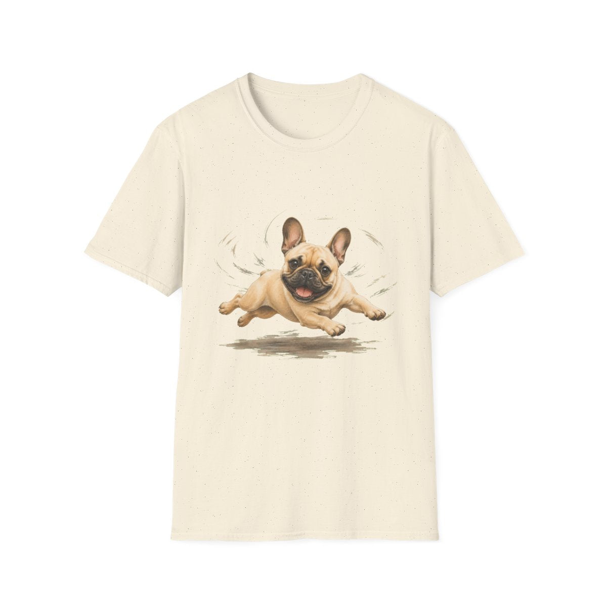 French Bulldog Certified Zoomies Champion Tee - Natural