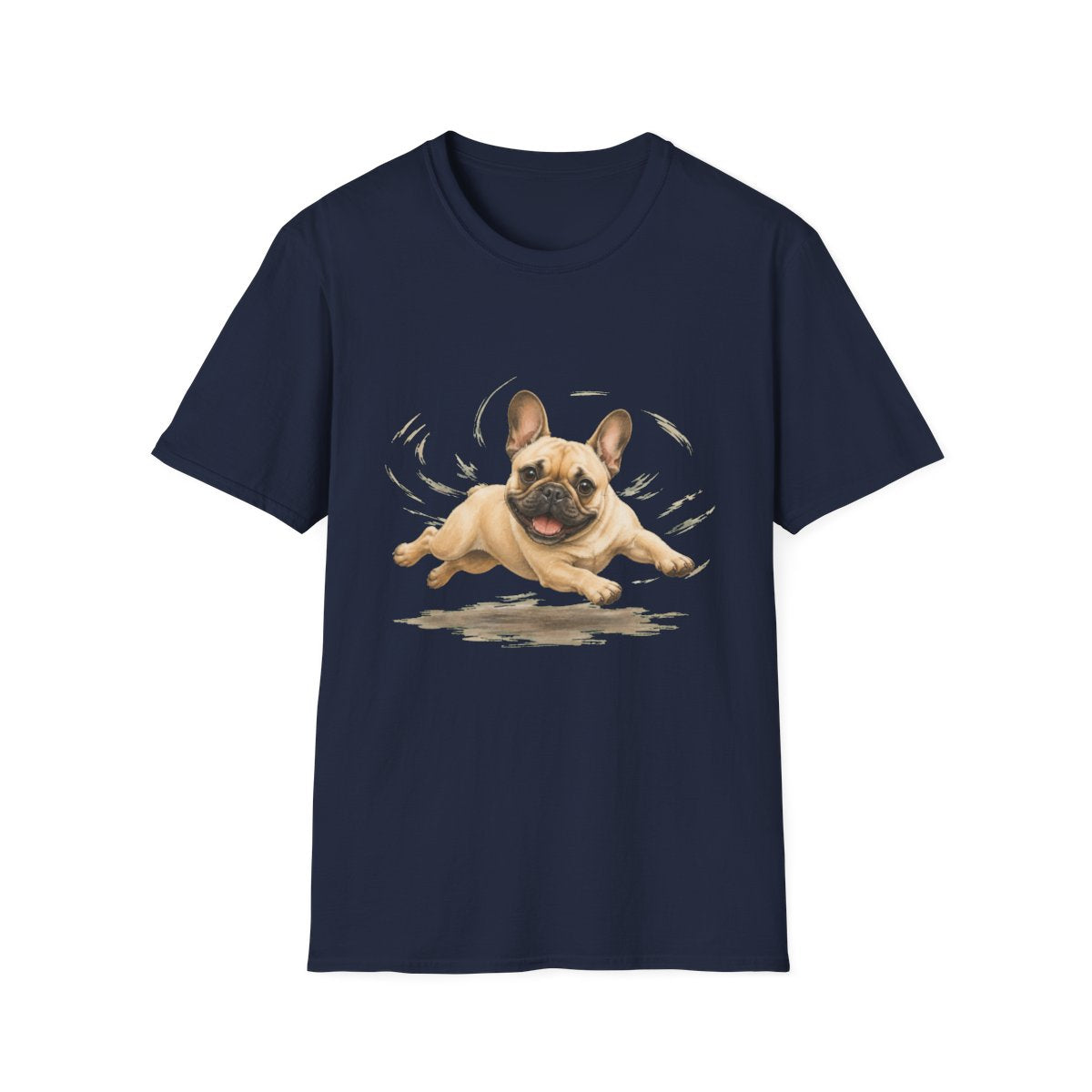 French Bulldog Certified Zoomies Champion Tee - Navy