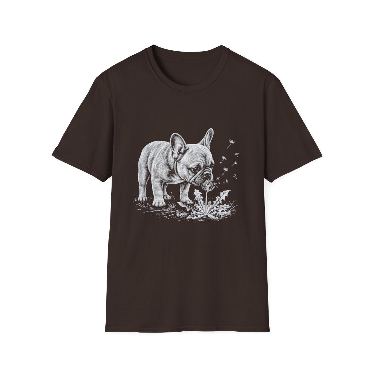 French Bulldog Make A Wish Tee - Dark Chocolate