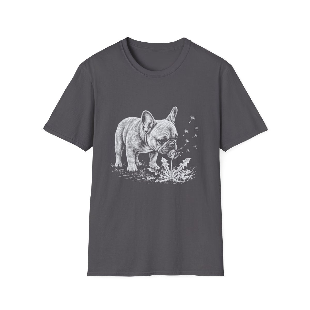 French Bulldog Make A Wish Tee - Charcoal