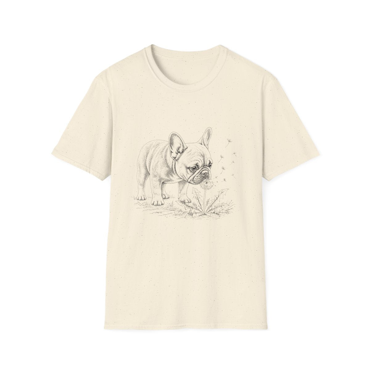 French Bulldog Make A Wish Tee - Natural