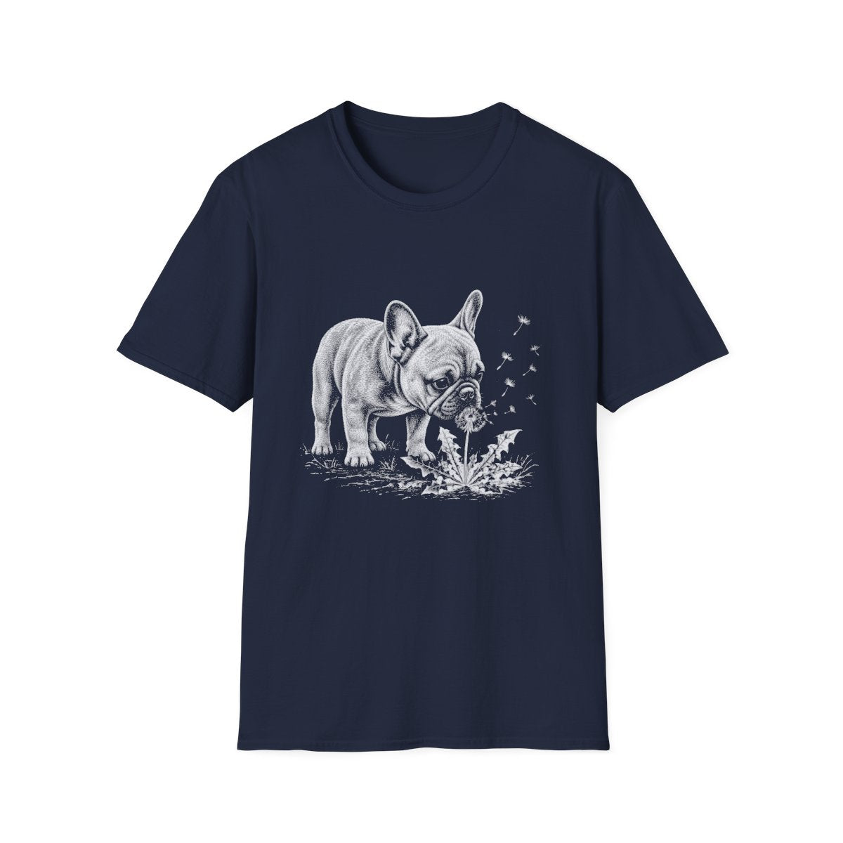 French Bulldog Make A Wish Tee - Navy