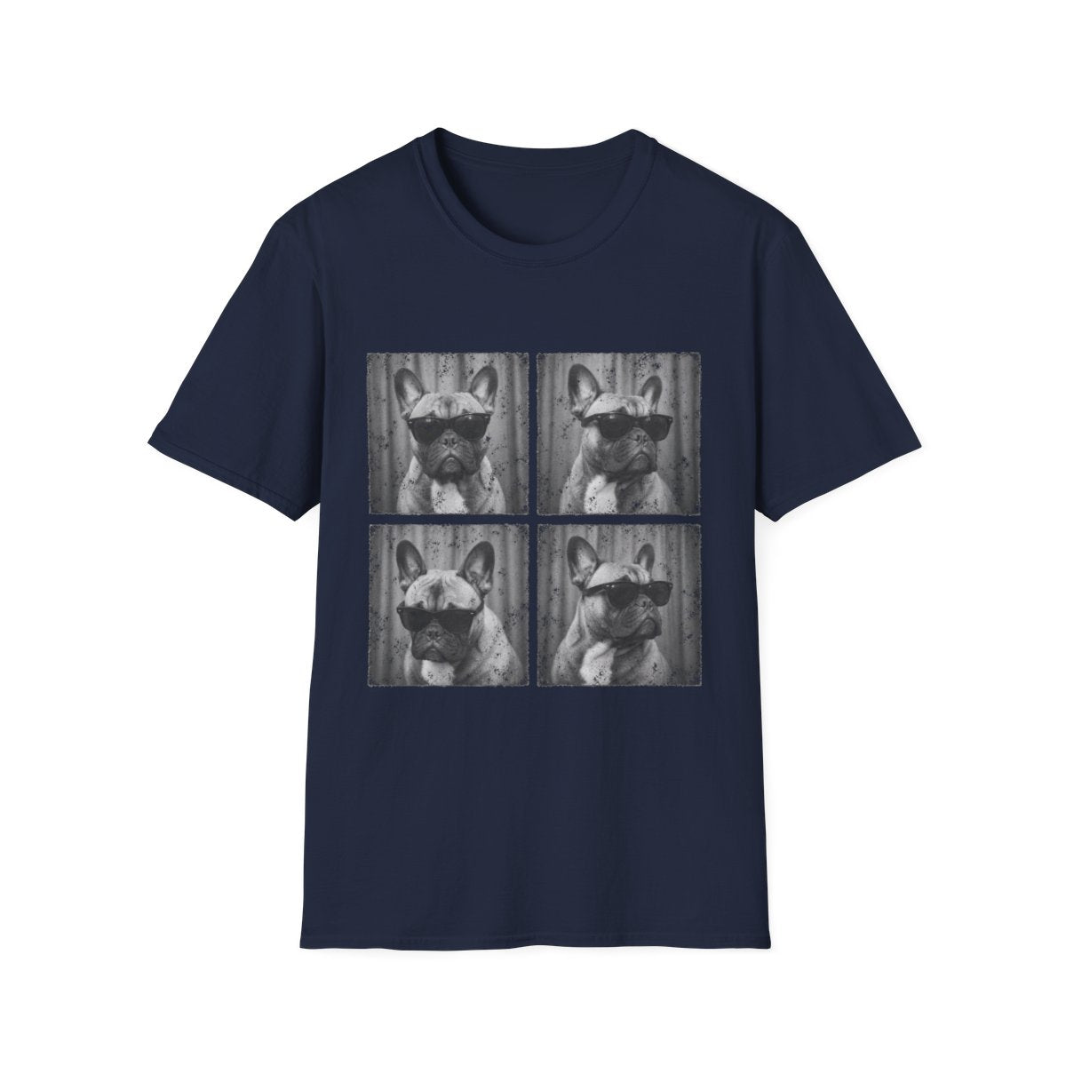 French Bulldog Photo Booth Tee - Navy