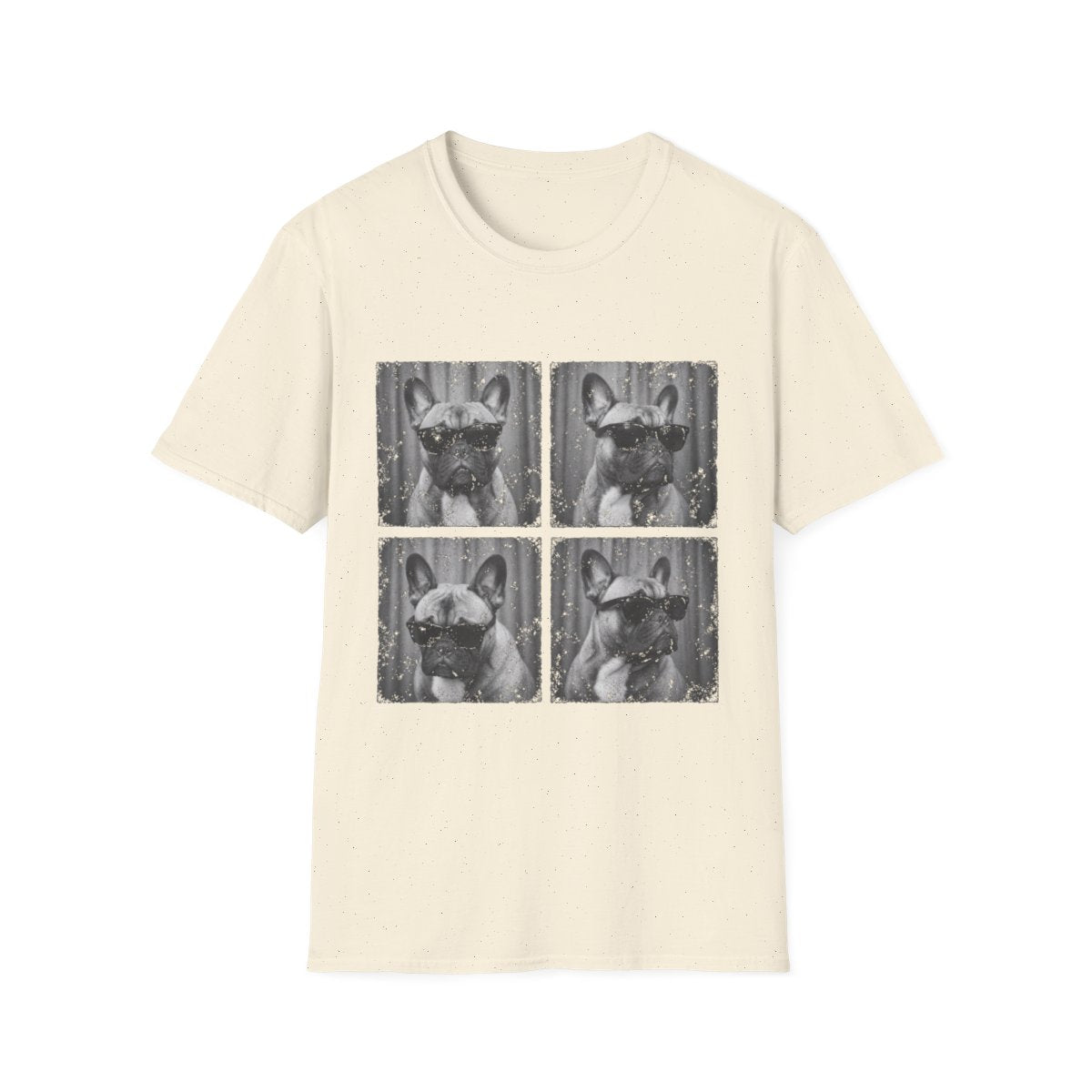 French Bulldog Photo Booth Tee - Natural