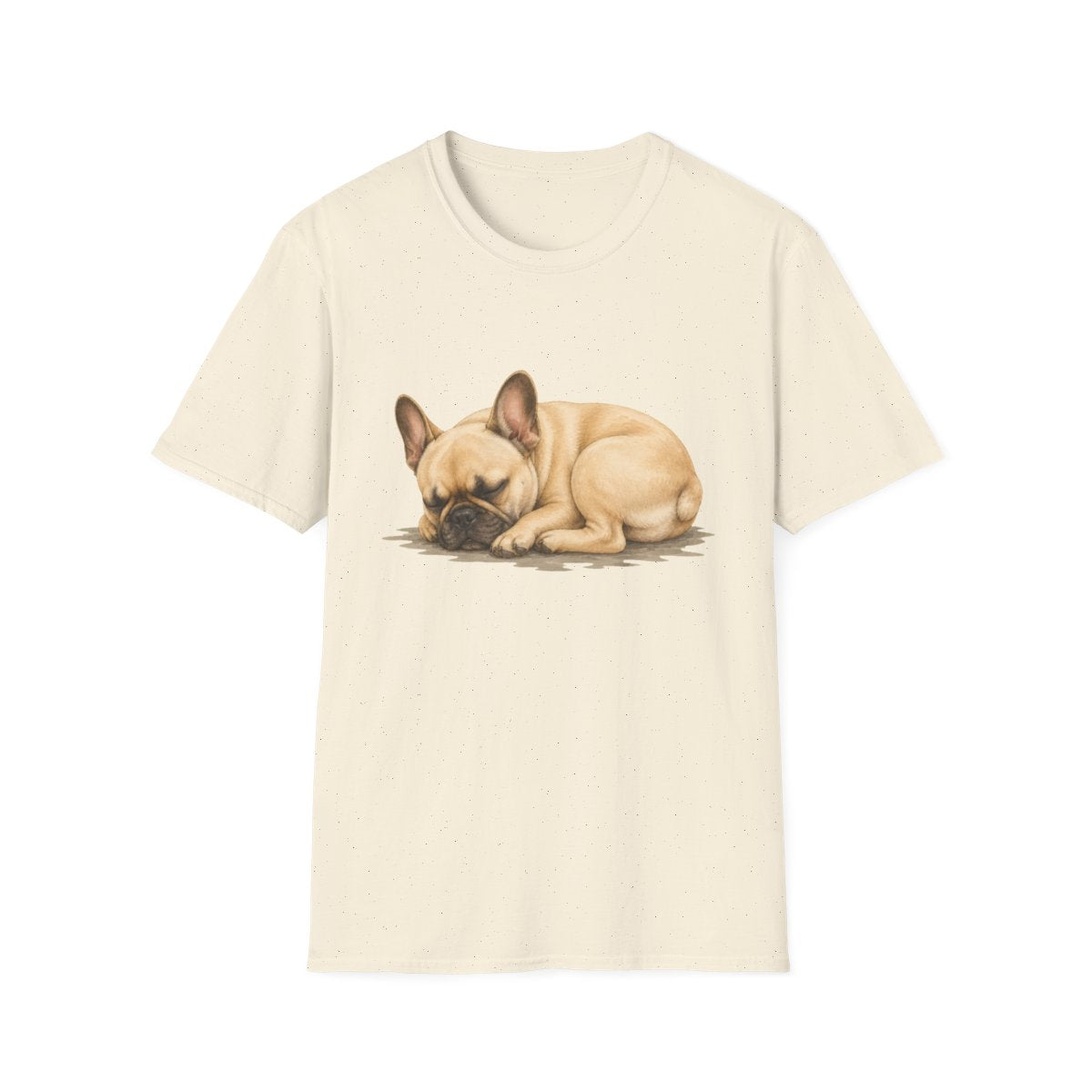 French Bulldog Rest At Last Tee - Natural