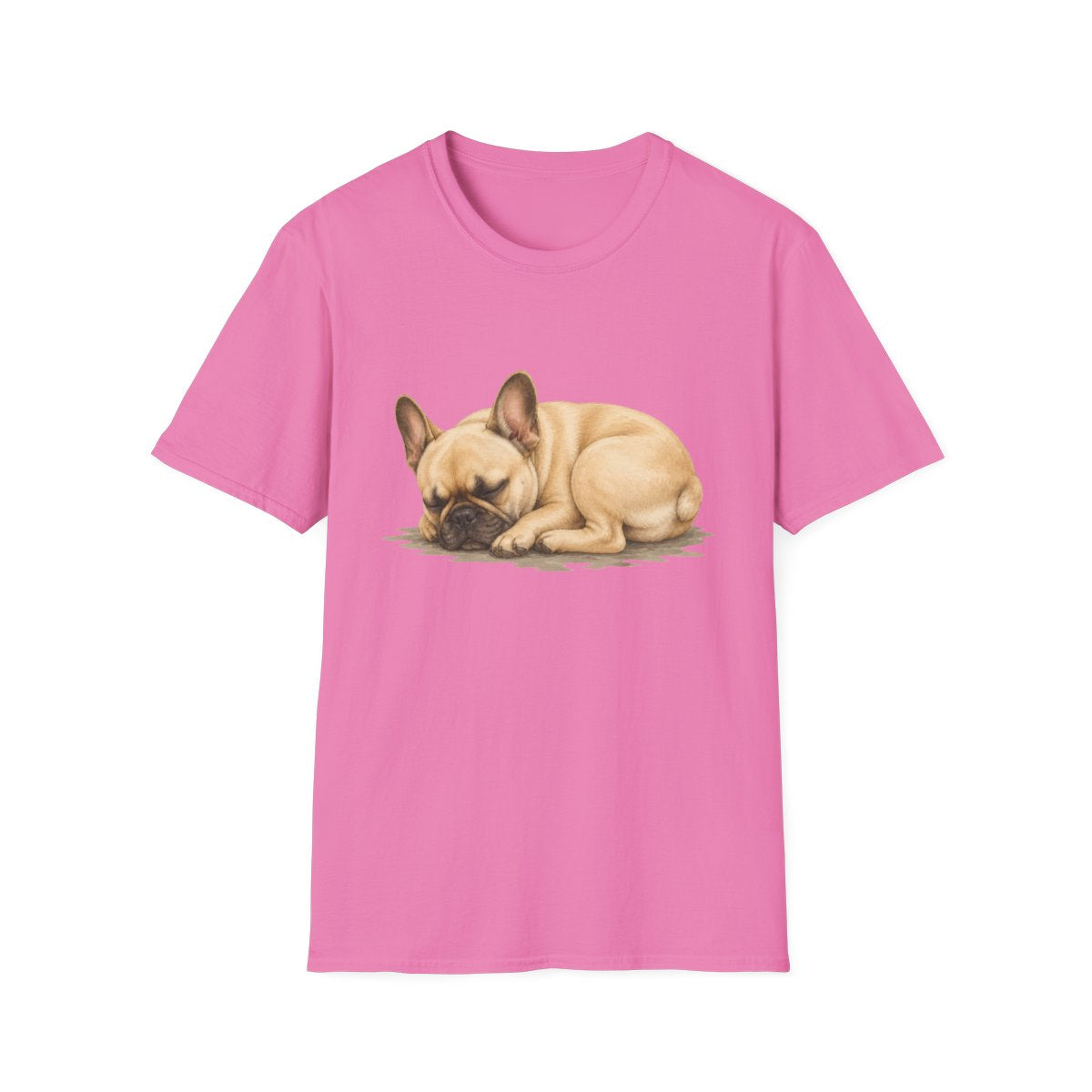 French Bulldog Rest At Last Tee - Azalea