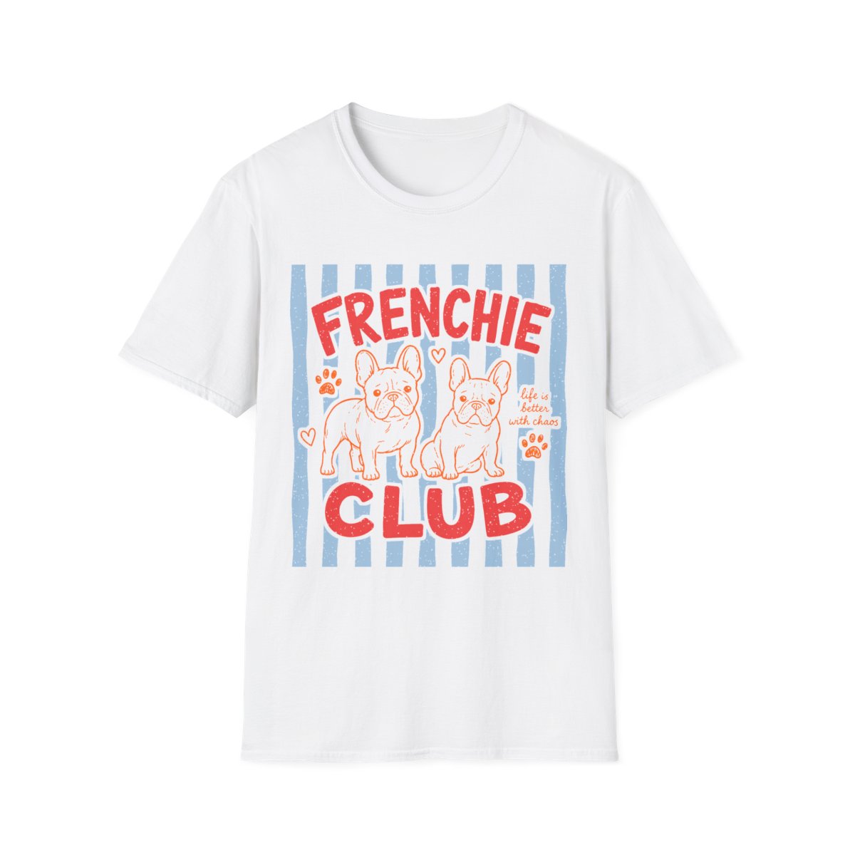 Frenchie Club Tee - White