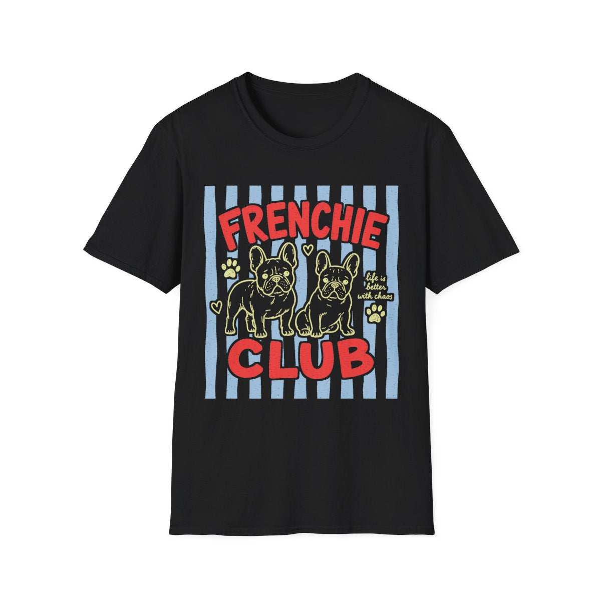 Frenchie Club Tee - Black